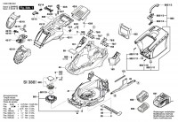Bosch 3 600 HB9 604 Advancedrotak 36-650 Lawnmower 36 V / Eu Spare Parts